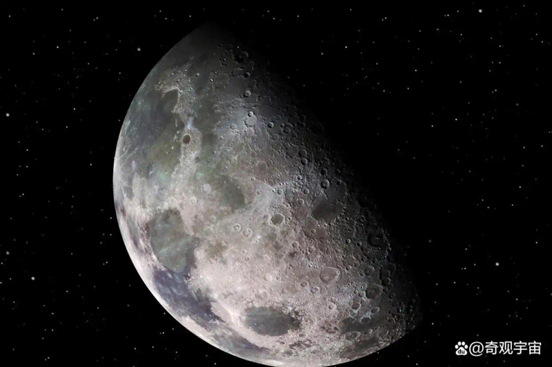 Picture of the moon growing vegetables