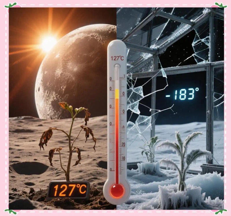 月球种植蔬菜图片