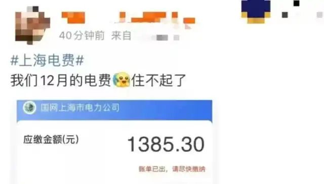 Did the electricity cost increase