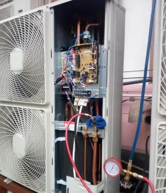 Mitsubishi air conditioning repair or door empty