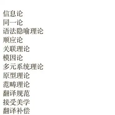 Translation theory terminology