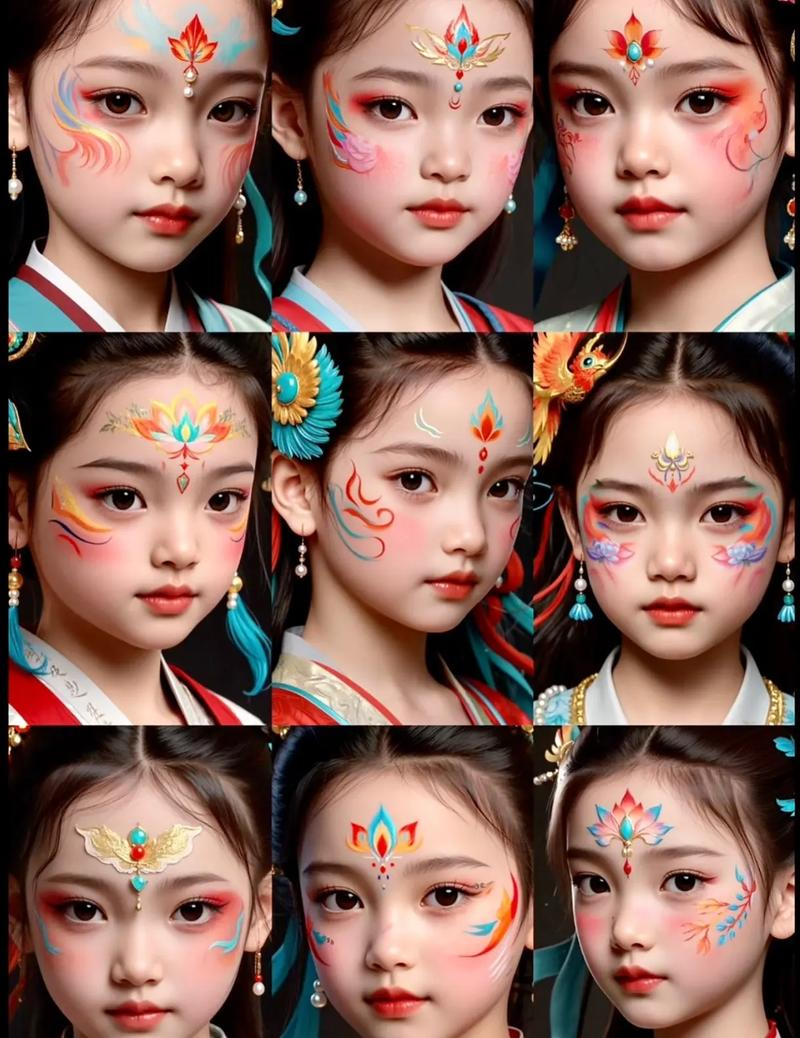 小孩舞台妆怎么画步骤
