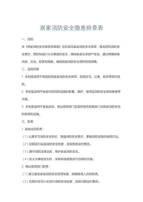 家庭防火知识问答