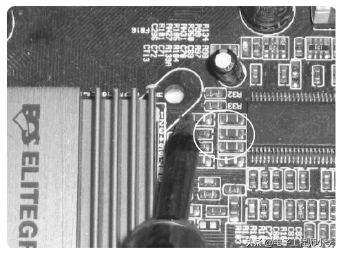 电烙铁的焊接步骤
