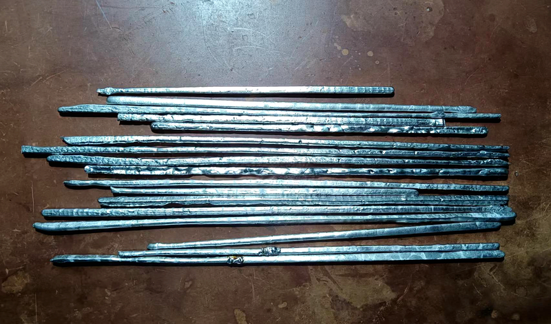Welding steps for iron