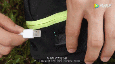 A diagram of the principle of automatic umbrella work