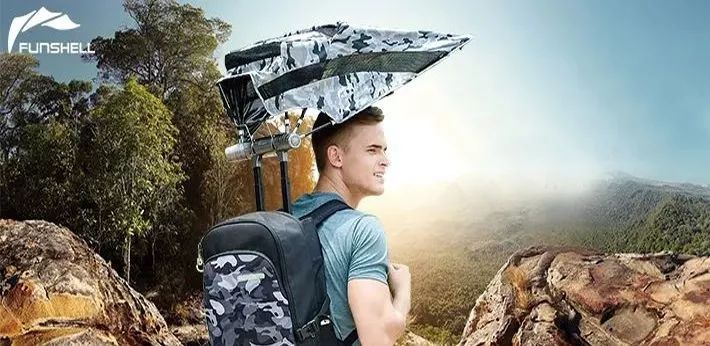 A diagram of the principle of automatic umbrella work