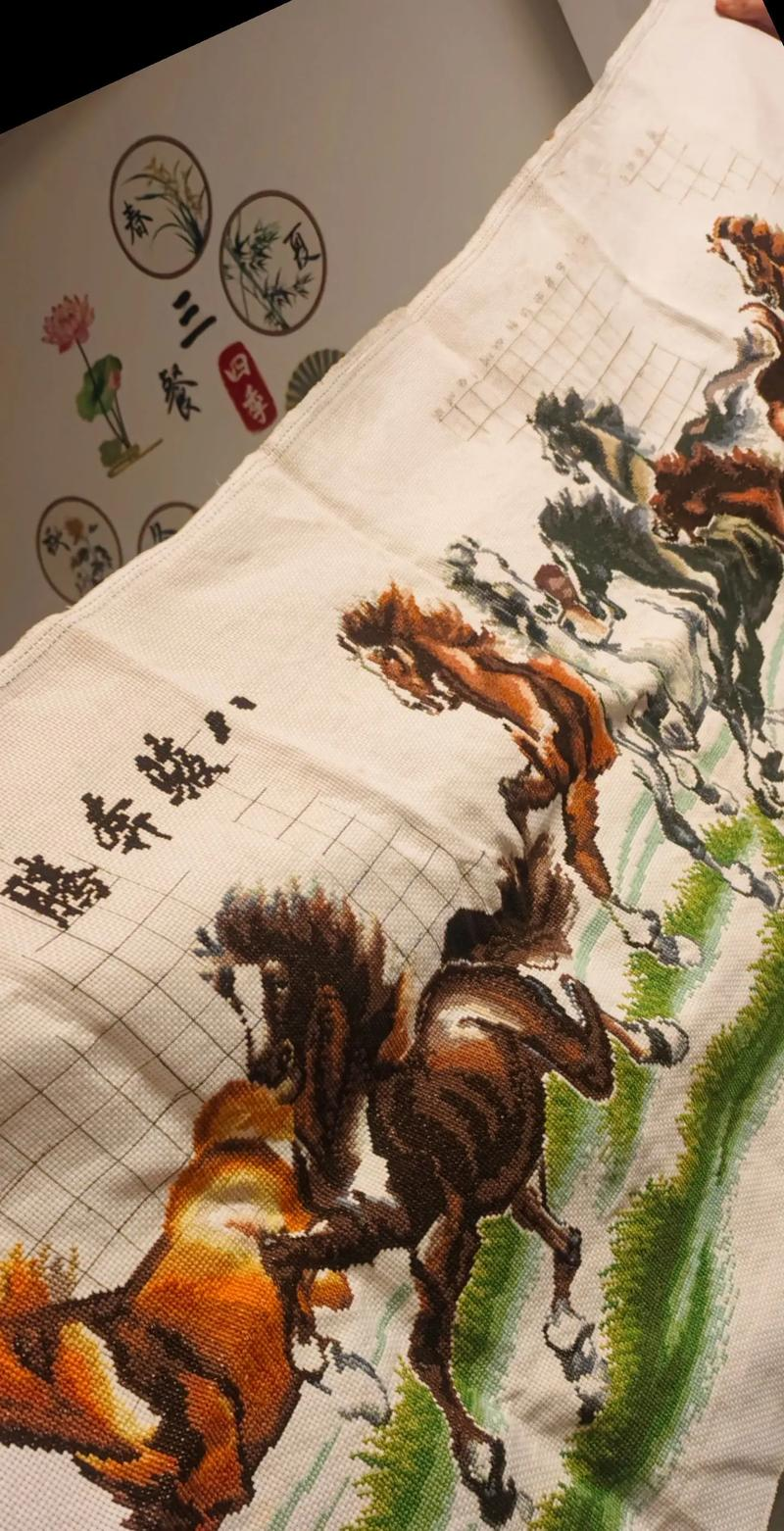 The silk price of embroidery