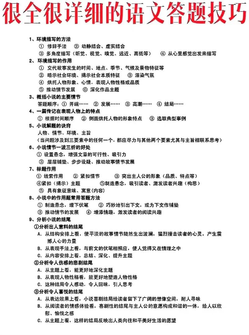 议论文阅读知识储备与答题技巧