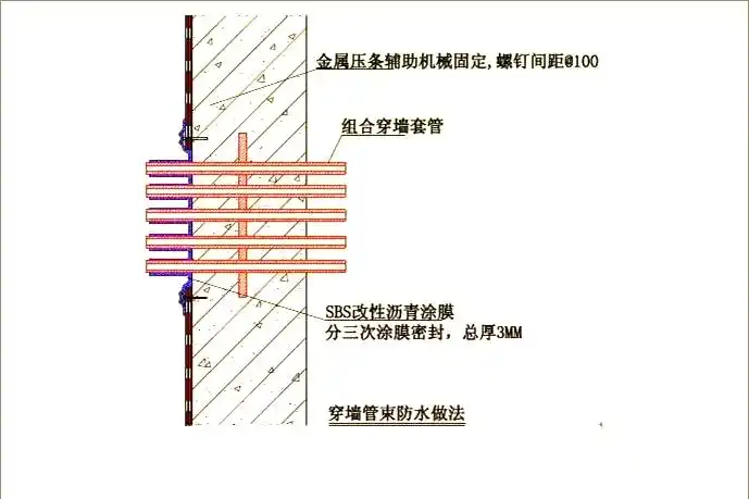 地下室卷材防水构造