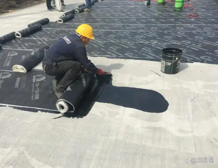 Waterproof structure of basement rolls