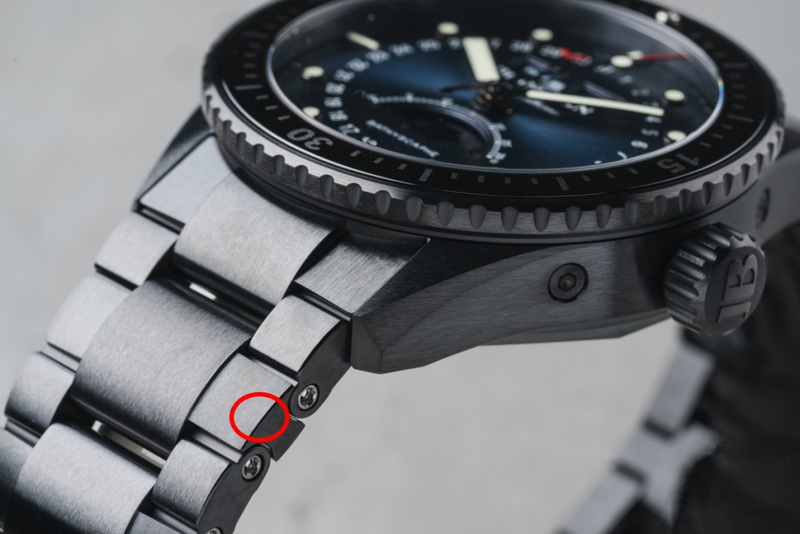 Graphics of ceramic watch chain dismantling methods