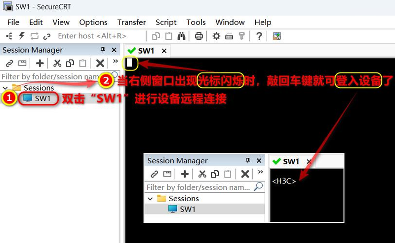 telnet远程登录过程分为哪三个步骤