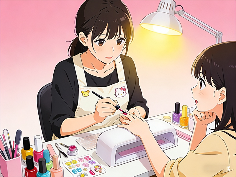 光疗机美甲正确步骤