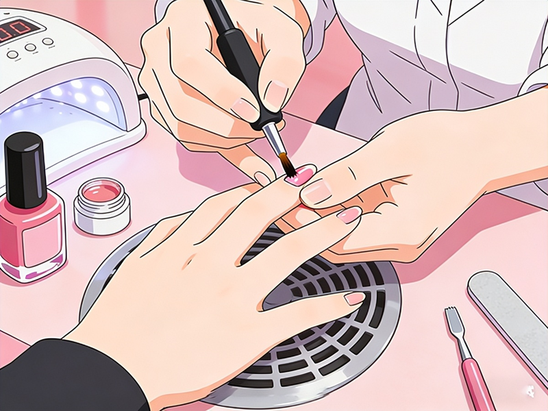 光疗机美甲正确步骤