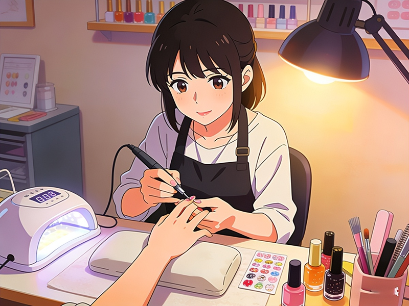 光疗机美甲正确步骤