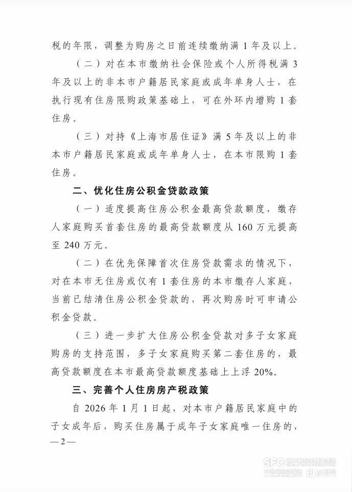 2026年上海二手房交易税费表