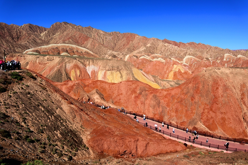 张掖丹霞地貌的成因