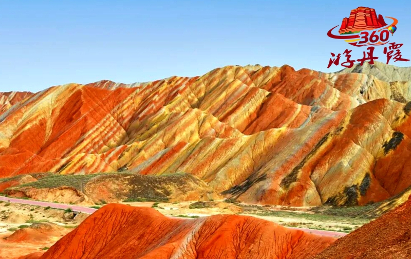 张掖丹霞地貌的成因