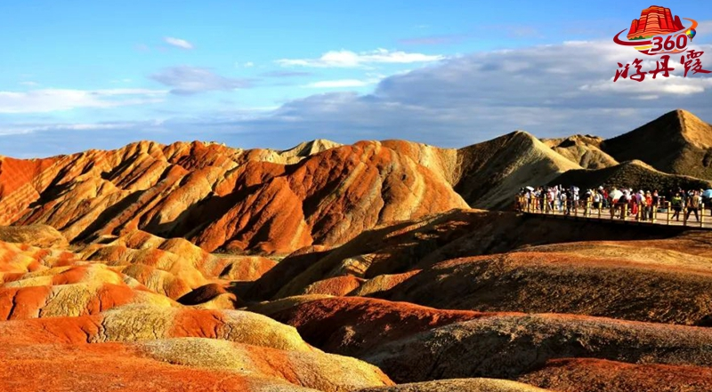 张掖丹霞地貌的成因