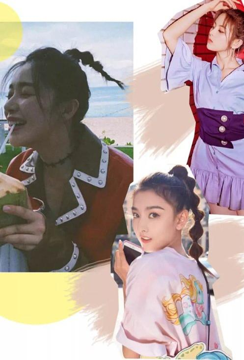 中分发型扎法步骤简单