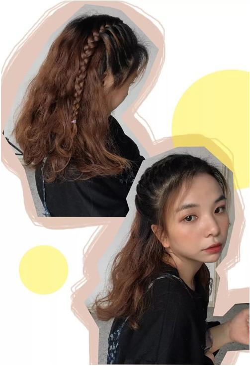 中分发型扎法步骤简单