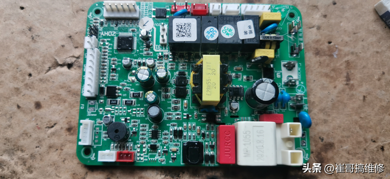 航仪燃气壁挂炉主板维修 ，PWM芯片使用VIPER22A直接代换，不行！