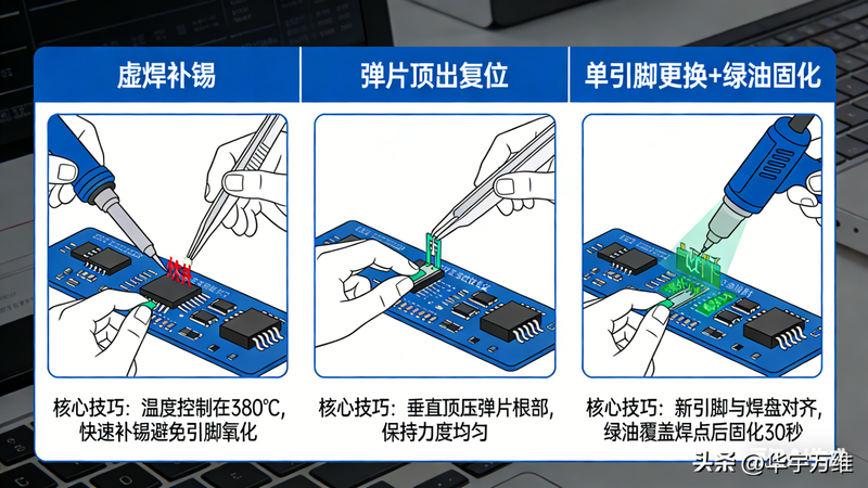 Computer master chip maintenance tool