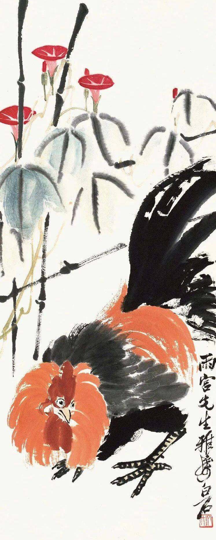 国画麻雀的画法步骤