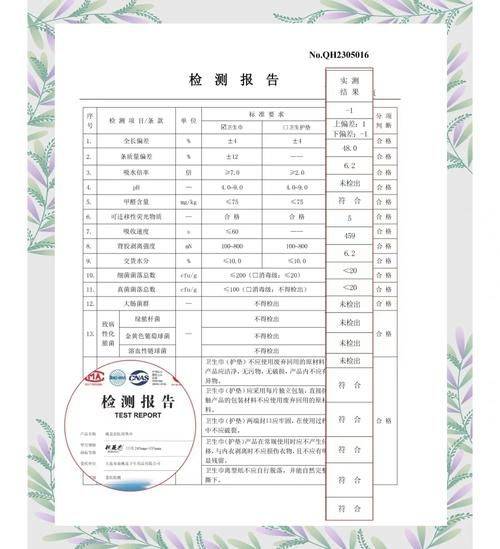 Health towel construction