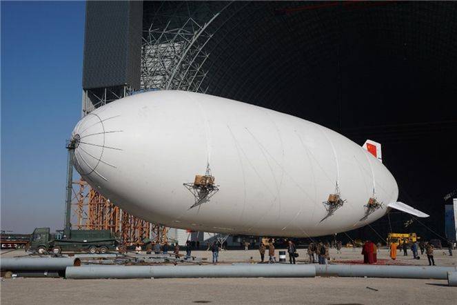 半硬式飞艇的构造原理