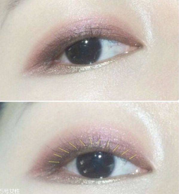 自然眼线的画法步骤图