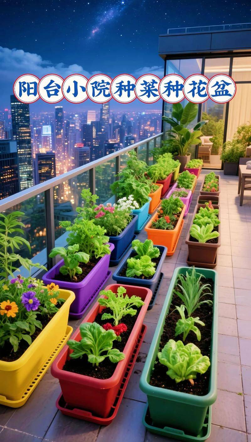 家庭种植蔬菜 阳台