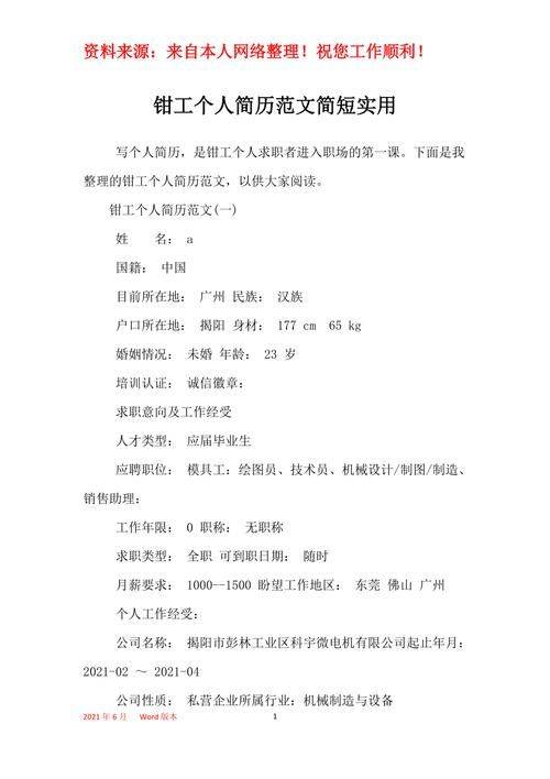 维修钳工技师技术总结