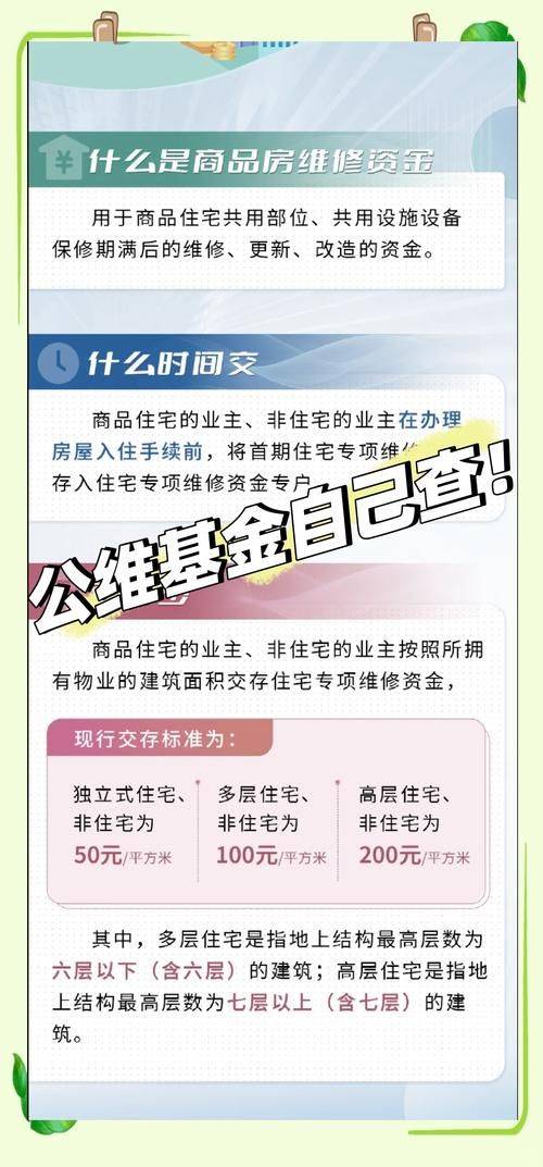 新房维修基金怎么算的