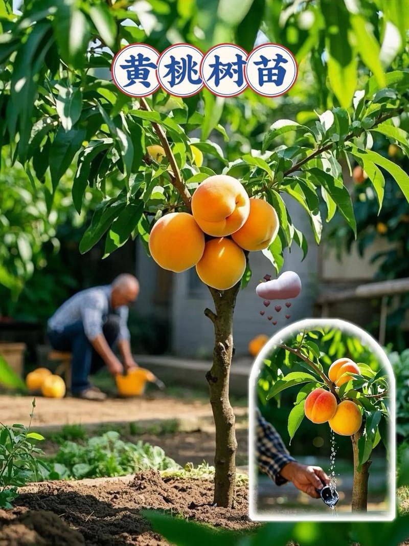 The technique of planting late plum seedlings