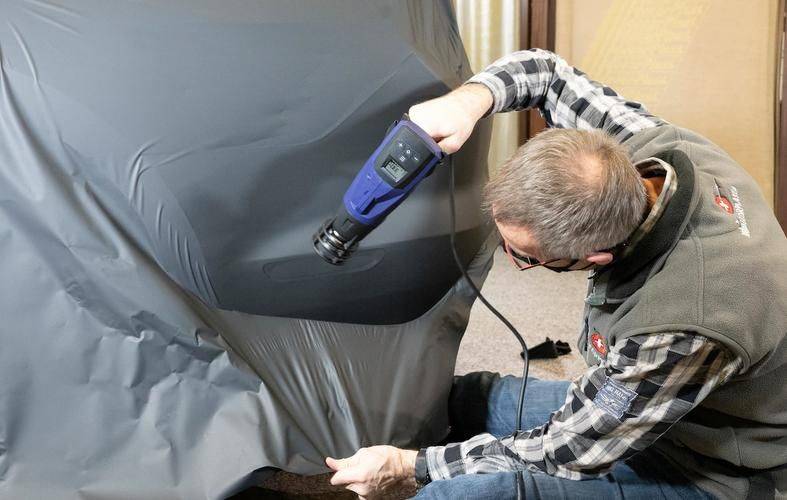 Chart of the principles of hot wind gun circuit maintenance