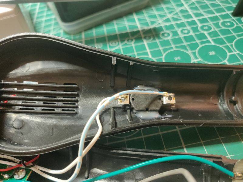 Chart of the principles of hot wind gun circuit maintenance