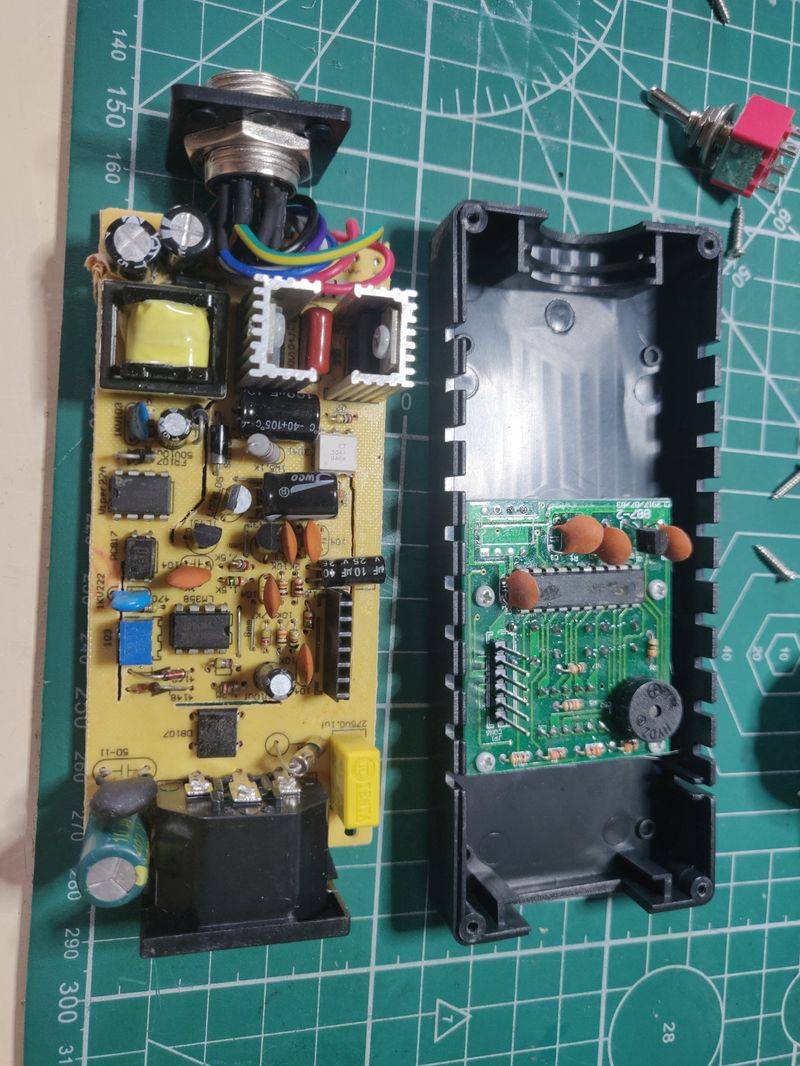 Chart of the principles of hot wind gun circuit maintenance
