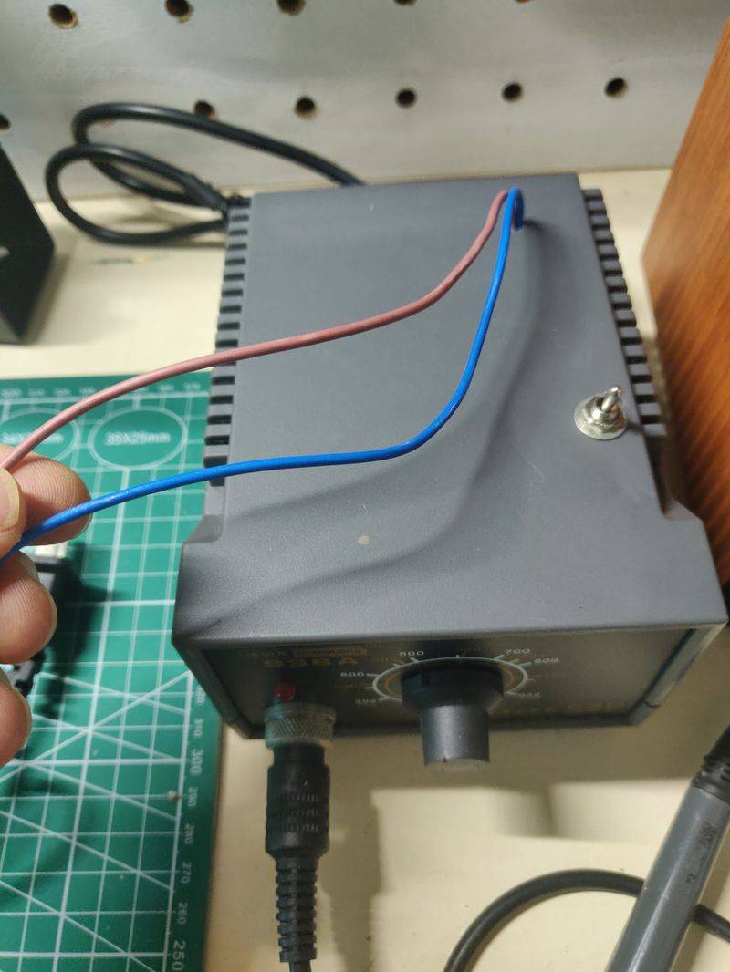 Chart of the principles of hot wind gun circuit maintenance