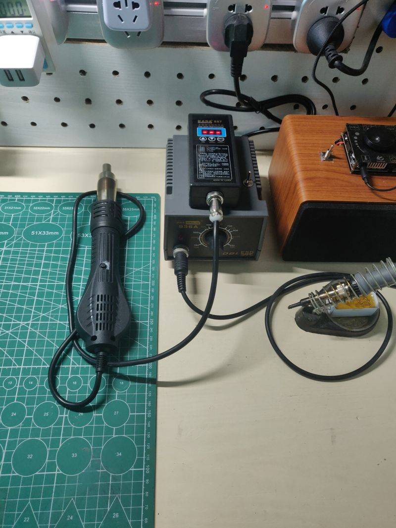 Chart of the principles of hot wind gun circuit maintenance