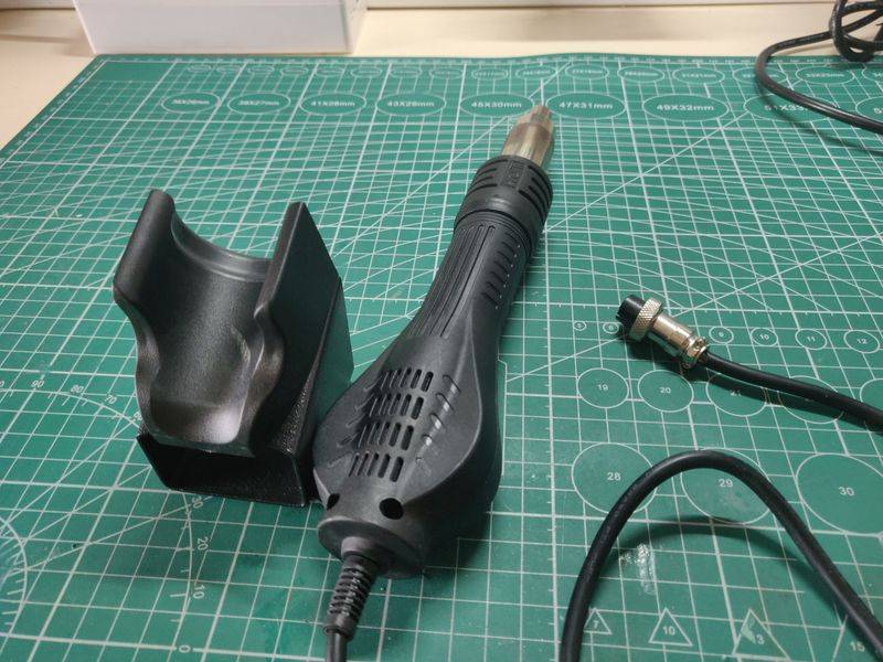 Chart of the principles of hot wind gun circuit maintenance