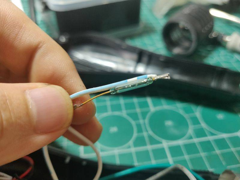 Chart of the principles of hot wind gun circuit maintenance