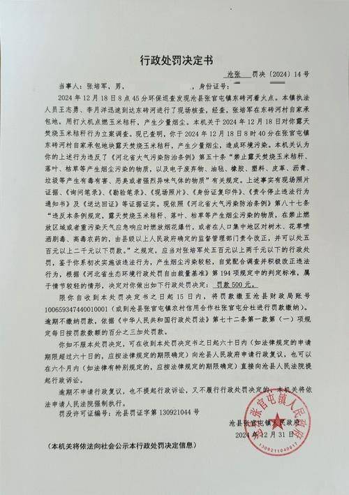 Administrative penalties for infringement of intellectual property rights