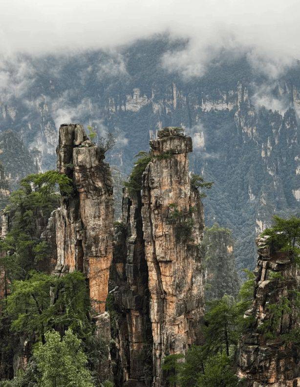 Zhang's sandstone peak forest