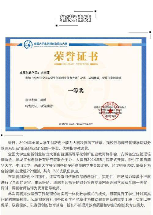 Entrepreneurship competition judgement