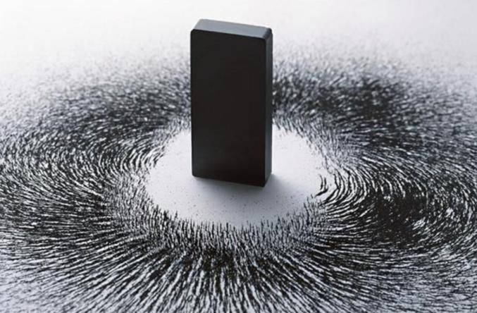 The magnets produce magnetic principles
