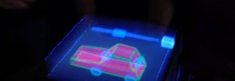 Hypothetical 3d hologram method
