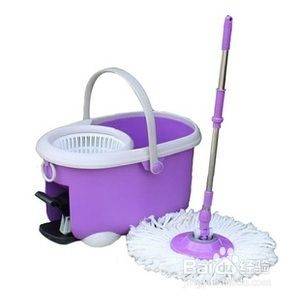 手压式旋转拖把原理