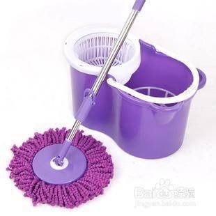 手压式旋转拖把原理